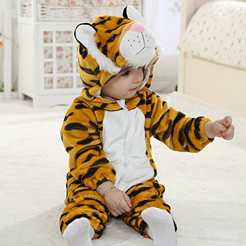 Macaquinho Infantil De Animal Para Halloween - Fantasia Unissex Para Bebês 3 A 36 Meses
